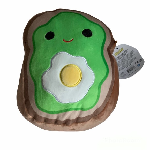 Squishmallow Other - Squishmallow Sinclair Avocado Toast with Egg 8" Plush Food Squad Stuffed Animal